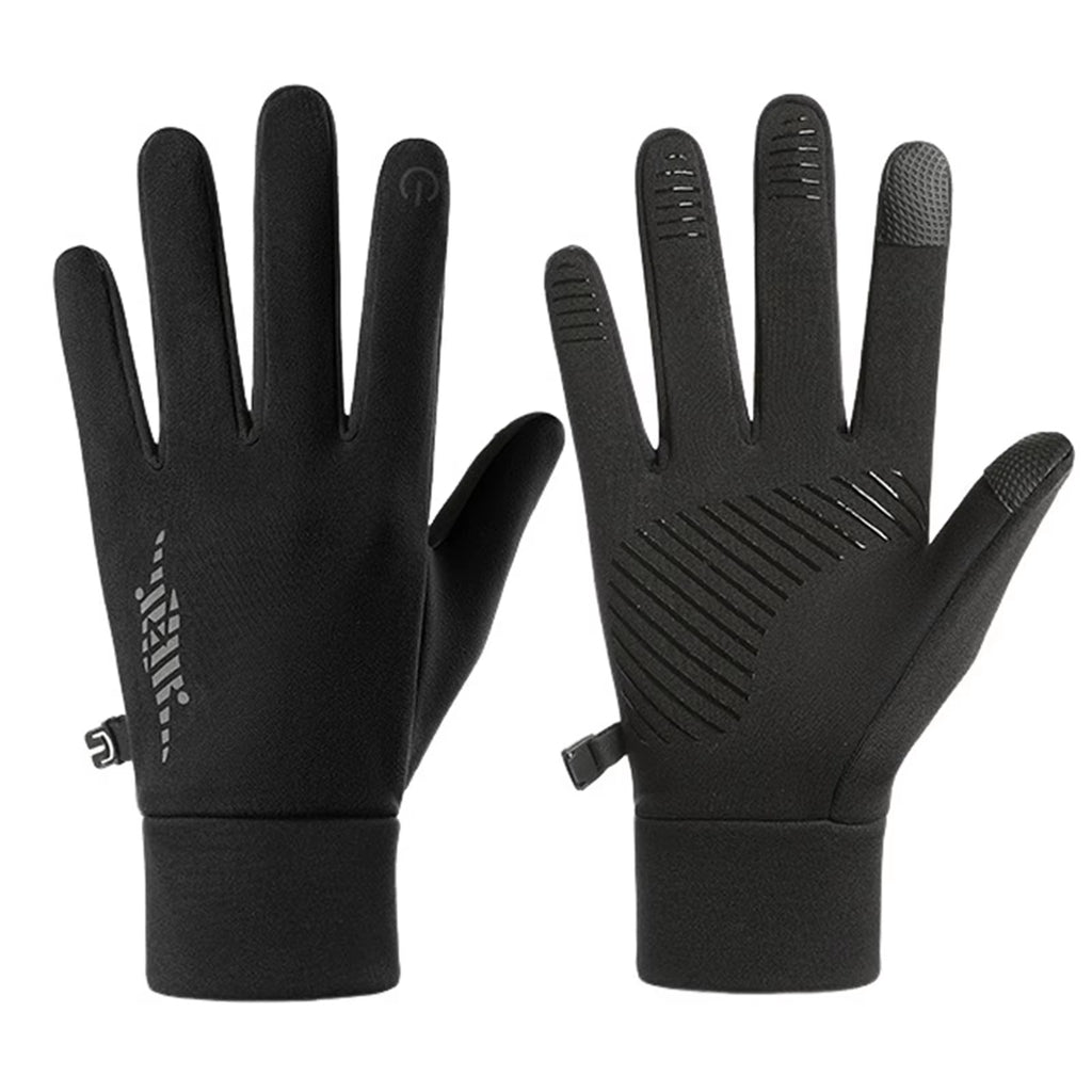 Winter Gloves Men Women Thermal Windproof Running Touch Screen Gloves Unisex Warm Anti-Slip Lined Cold Weather Glove Outdoor