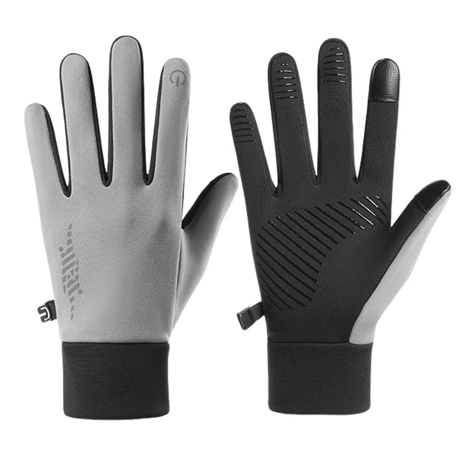 Winter Gloves Men Women Thermal Windproof Running Touch Screen Gloves Unisex Warm Anti-Slip Lined Cold Weather Glove Outdoor